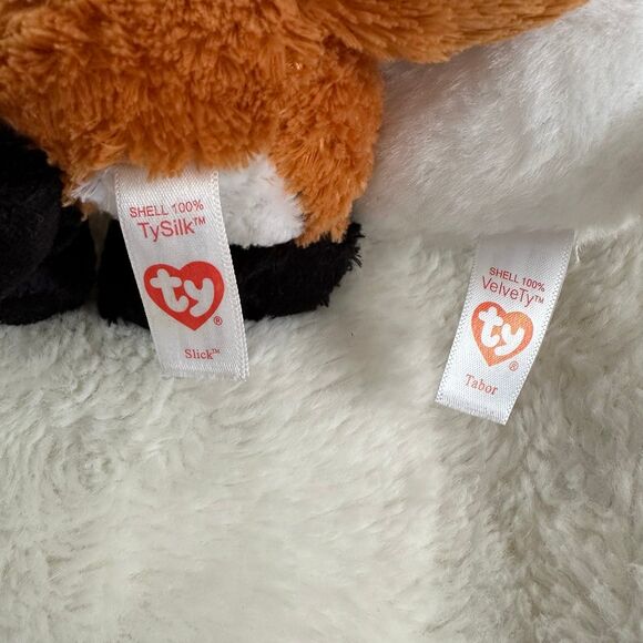 Ty Beanie Boo Babies Lot of 5 Fantasia Pinky Tabor Slick Pablo Stuffed Animal - Picture 7 of 8